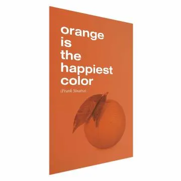 Plakat The Happiest Colour 60x90 cm bez ramy bez marginesu