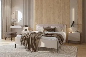 Szafka nocna JUKON 2S 55cm kaszmirowa
