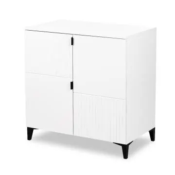 Komoda dla dzieci MIA MINI 80 biała/czarna