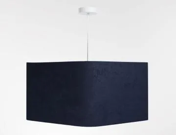 Lampa wisząca KWADRO SUE 40w30 granatowa/złota