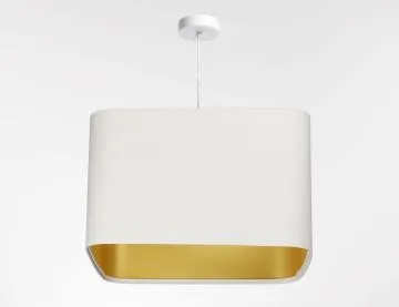Lampa wisząca KWADRO SUE 40w20 biała/złota