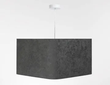 Lampa wisząca KWADRO SUE 40w25 grafitowa/złota
