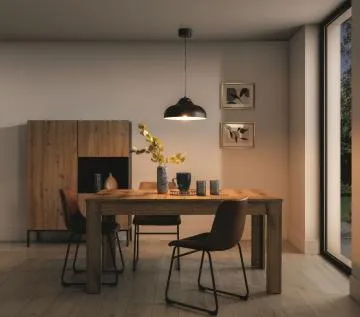 Lampa wisząca DESOLO czarna/złota