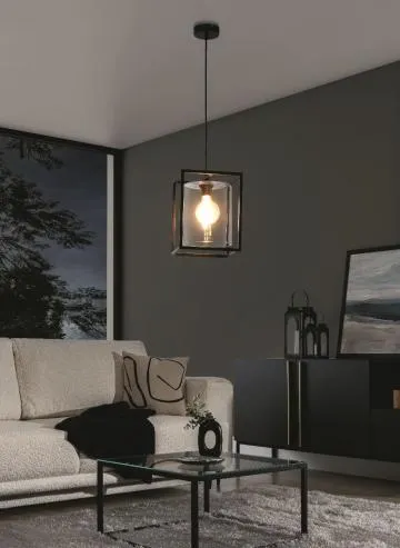Lampa wisząca QUADRATUS czarna