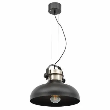 Lampa wisząca STEALLE czarna/srebrna