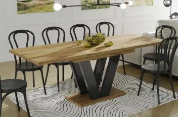 Stół rozkładany LARA 130(210)x80 dąb wotan