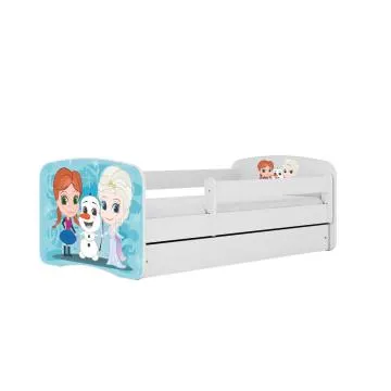 Łóżko dziecięce BABY DREAMS 160x80 Śnieżne Księżniczki