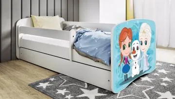 Łóżko dziecięce BABY DREAMS 180x80 Śnieżne Księżniczki