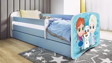 Łóżko dziecięce BABY DREAMS 140x70 Śnieżne Księżniczki