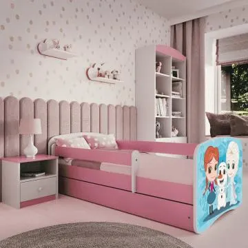 Łóżko dziecięce BABY DREAMS 160x80 Śnieżne Księżniczki