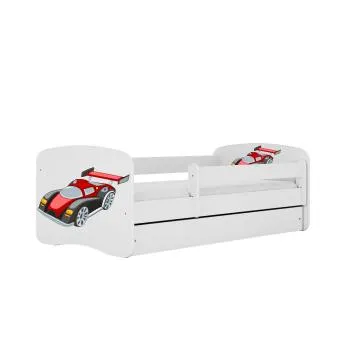 Łóżko dziecięce BABY DREAMS 140x70 auto wyścigowe