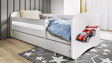 Łóżko dziecięce BABY DREAMS 160x80 auto wyścigowe