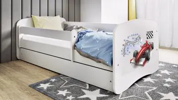 Łóżko dziecięce BABY DREAMS 180x80 formuła 1