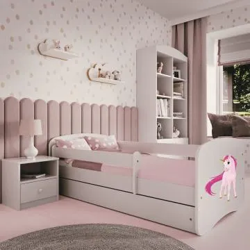 Łóżko dziecięce BABY DREAMS 140x70 jednorożec