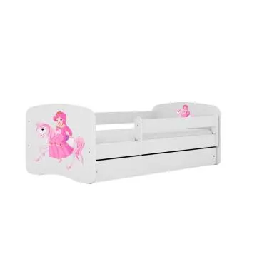 Łóżko dziecięce BABY DREAMS 180x80 księżniczka na koniu