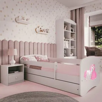 Łóżko dziecięce BABY DREAMS 160x80 księżniczka i konik