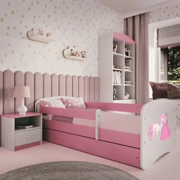 Łóżko dziecięce BABY DREAMS 140x70 księżniczka i konik