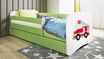 Łóżko dziecięce BABY DREAMS 180x80 straż pożarna