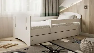 Łóżko dziecięce CLASSIC 2 160x80 białe