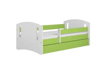 Łóżko dziecięce CLASSIC 2 140x80 zielone