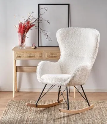 Fotel bujany LIBERTO 2 kremowy