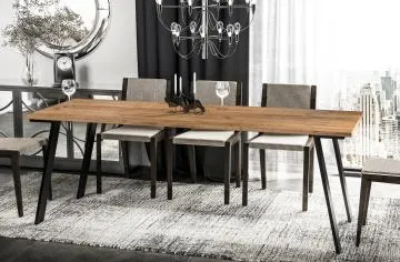 Stół rozkładany LIWIA 130(210)x80 dąb złoty craft