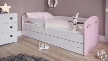 Łóżko dziecięce JULIA MIX 180x80 różowe