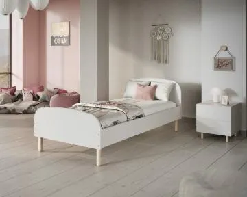 Łóżko młodzieżowe EMMA 180x90 białe