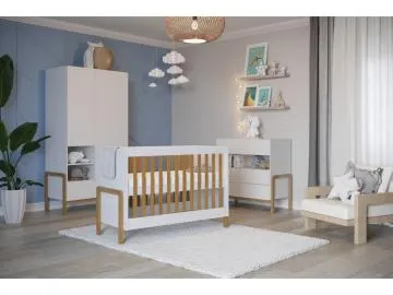 Łóżeczko dziecięce VICTOR 120x60 białe