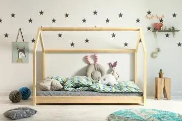 Łóżko domek BELLA 80x180 sosna