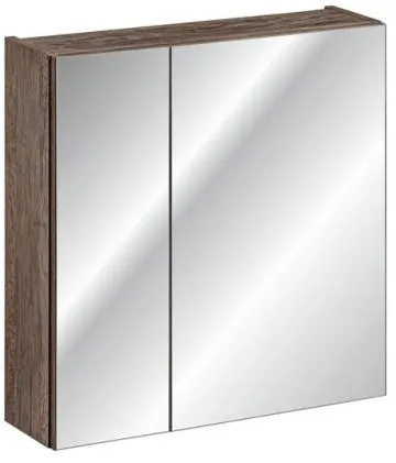 Szafka łazienkowa SANTA FE OAK 60 cm dąb z lustrem