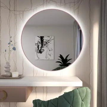 Lustro okrągłe ARTIS LED 90cm kolor ramki do wyboru