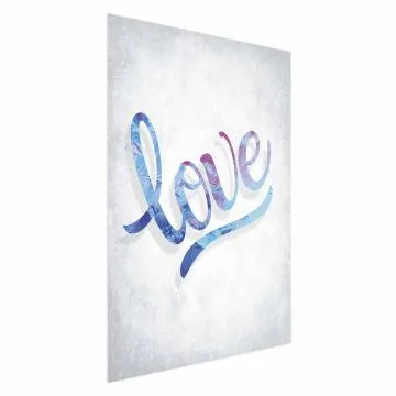 Plakat Love 60x90 cm bez ramy bez marginesu