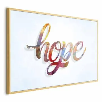 Plakat Hope 42x29,7 cm z ramą złotą bez marginesu