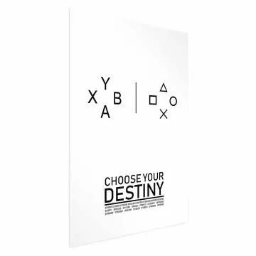 Plakat Choose your destiny 60x90 cm bez ramy bez marginesu
