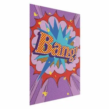 Plakat Bang 40x60 cm bez ramy bez marginesu