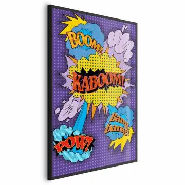 Plakat Kaboom 29,7x42 cm z ramą czarną bez marginesu