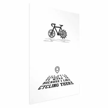 Plakat Cycling 40x60 cm bez ramy z marginesem