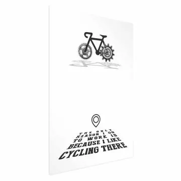 Plakat Cycling 21x30 cm bez ramy bez marginesu
