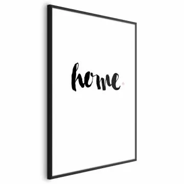 Plakat Dom i kropka 40x60 cm z ramą czarną bez marginesu