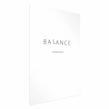 Plakat Balance 60x90 cm bez ramy z marginesem