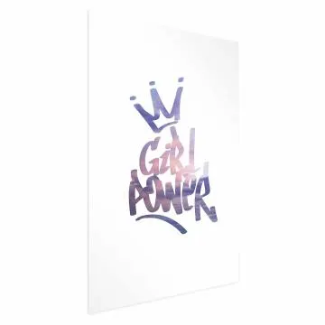 Plakat Girl Power 60x90 cm bez ramy z marginesem