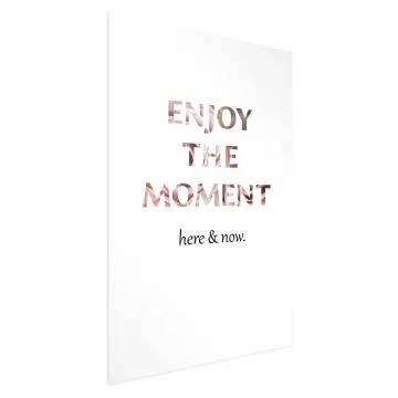 Plakat Enjoy the Moment 60x90 cm bez ramy z marginesem