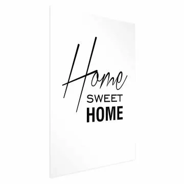 Plakat Home 21x30 cm bez ramy bez marginesu