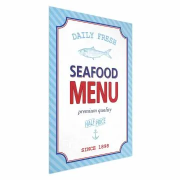 Plakat Menu 40x60 cm bez ramy bez marginesu