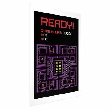 Plakat Ready 21x30 cm bez ramy z marginesem