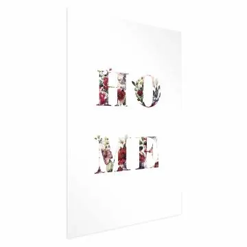 Plakat Dom w kwiatach 40x60 cm bez ramy z marginesem