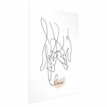 Plakat Splątane uczucie 29,7x42 cm bez ramy z marginesem