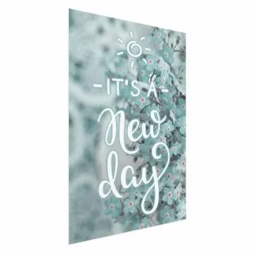 Plakat New day 60x90 cm bez ramy bez marginesu