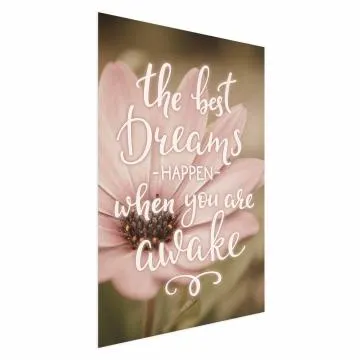Plakat Best dreams 29,7x42 cm bez ramy bez marginesu